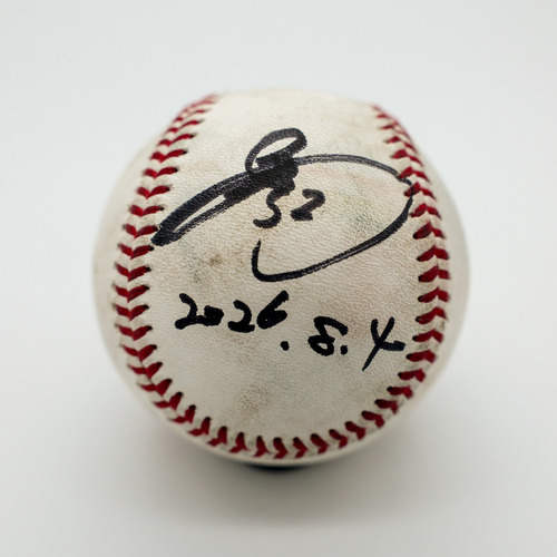 益田直也投手 通算250セーブ記念　ヒーロー試合球C