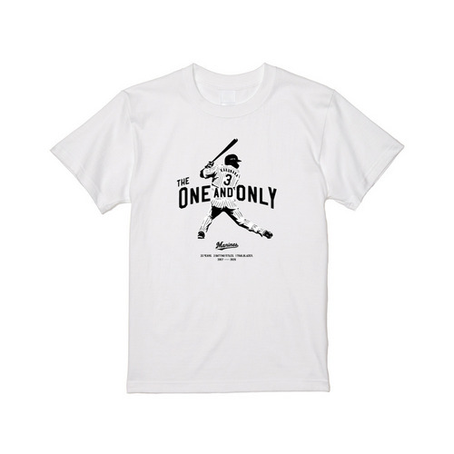 角中勝也選手引退メモリアル Tシャツ(メインビジュアル) 詳細画像 ホワイト 2