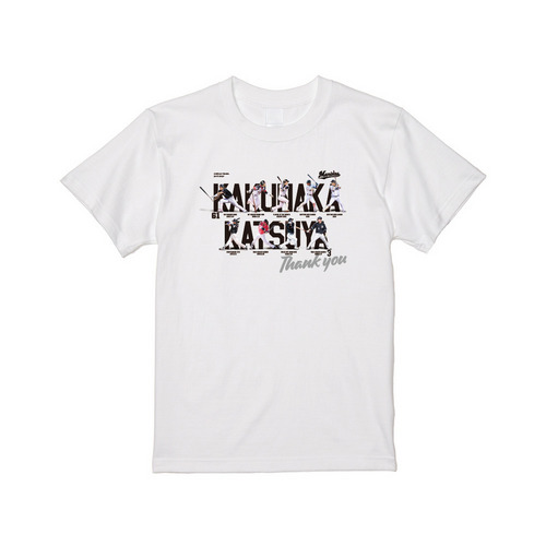 角中勝也選手引退メモリアル Tシャツ(歴代ビジュアル) 詳細画像 ホワイト 1