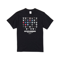 角中勝也選手引退メモリアル Tシャツ(歴代ユニホーム) 詳細画像