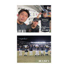 2026ベストシーン 選手集合・セルフィーステッカー2枚セット(8.9vsB)