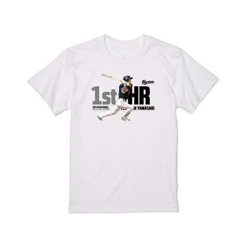 山﨑剛選手 移籍後初ホームラン記念 Tシャツ 詳細画像 ホワイト 1