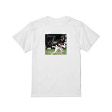 山﨑剛選手 移籍後初ホームラン記念 Tシャツ(直筆メッセージ)