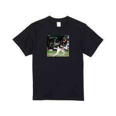 山﨑剛選手 移籍後初ホームラン記念 Tシャツ(直筆メッセージ) 詳細画像