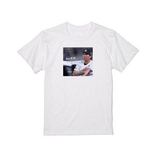 益田直也投手 800試合登板記念 Tシャツ(直筆メッセージ) 詳細画像 ホワイト 1