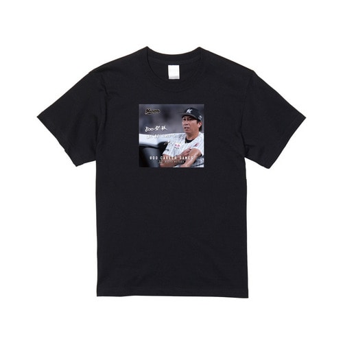 益田直也投手 800試合登板記念 Tシャツ(直筆メッセージ) 詳細画像 ブラック 1