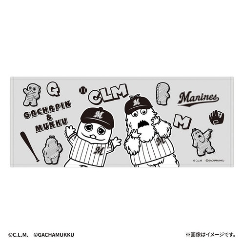 26ガチャピン・ムック＿MARINES フェイスタオル 詳細画像 1カラー 1