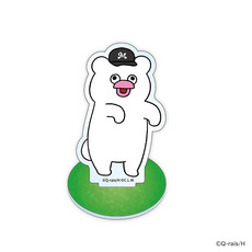 絶滅寸前の動物 ハッチンパモス×千葉ロッテマリーンズ 芝生アクリルスタンド 直立パモス