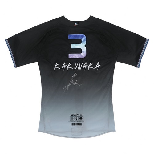 #3角中 勝也 サイン入り実使用ユニホーム(BSW)