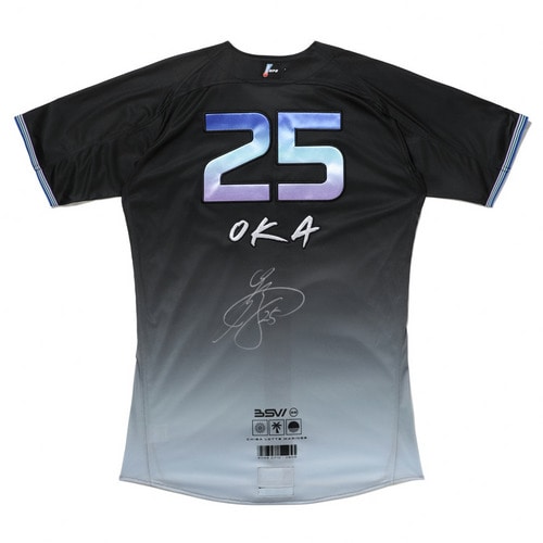 #25岡 大海 サイン入り実使用ユニホーム(BSW)
