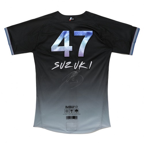 #47鈴木 昭汰 サイン入り実使用ユニホーム(BSW)