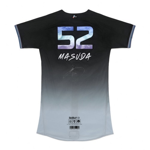 #52益田 直也 サイン入り実使用ユニホーム(BSW)