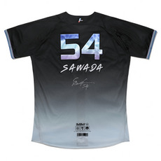 #54澤田 圭祐 サイン入り実使用ユニホーム(BSW)