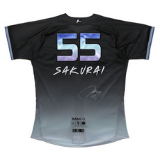 #55櫻井 ユウヤ サイン入り実使用ユニホーム(BSW)