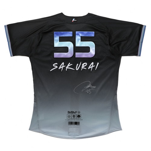 #55櫻井 ユウヤ サイン入り実使用ユニホーム(BSW)
