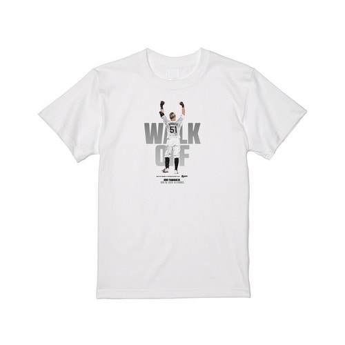 山口航輝選手 8月度「スカパー！サヨナラ賞」受賞記念 Tシャツ 詳細画像 ホワイト 2