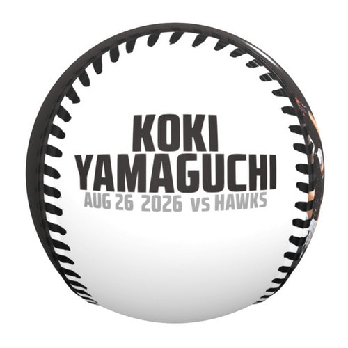 山口航輝選手 8月度「スカパー！サヨナラ賞」受賞記念 ピクチャーボール 詳細画像 1カラー 5