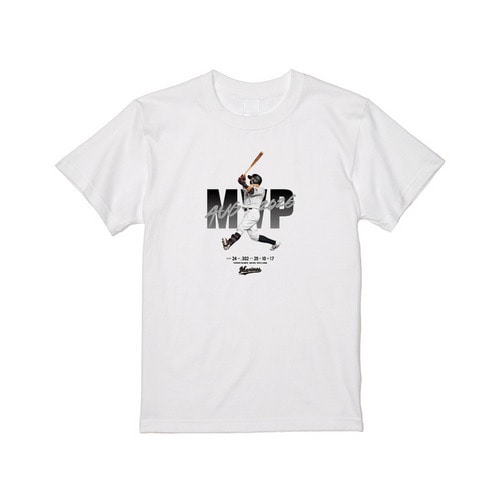 山口航輝選手 8月度「大樹生命月間MVP賞」受賞記念 Tシャツ 詳細画像 ホワイト 2