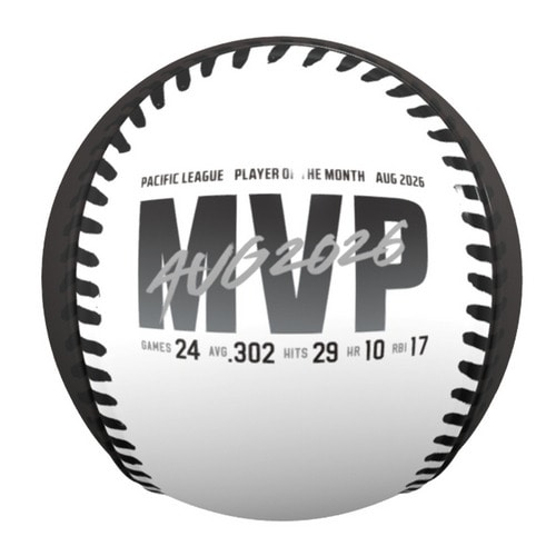 山口航輝選手 8月度「大樹生命月間MVP賞」受賞記念 ピクチャーボール 詳細画像 1カラー 5