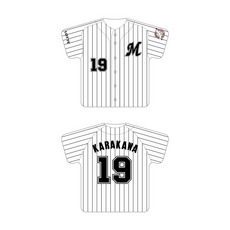 唐川侑己投手引退メモリアル 歴代ユニホーム展開 ユニホーム型クッション