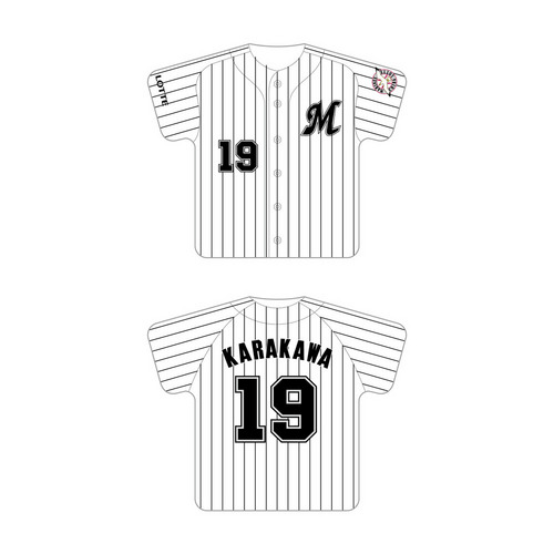 唐川侑己投手引退メモリアル 歴代ユニホーム展開 ユニホーム型クッション 詳細画像 1カラー 1