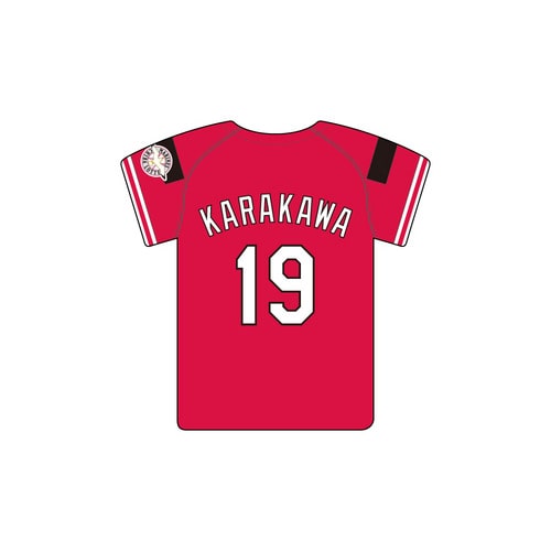 唐川侑己投手引退メモリアル 歴代ユニホーム展開 カーマグネット