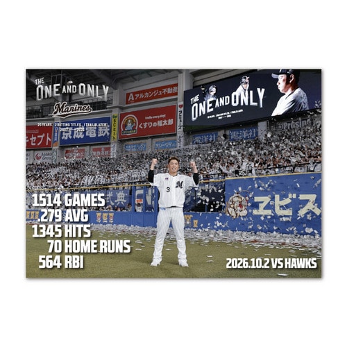 角中勝也選手引退メモリアル A3ポスター(引退セレモニー) 詳細画像 1カラー 1