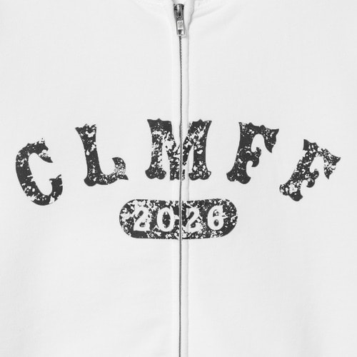 CLMFF2026 スウェットフルジップパーカー 詳細画像 ホワイト 5
