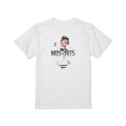 西川史礁選手 最多安打者賞受賞記念 Tシャツ 詳細画像 ホワイト 1