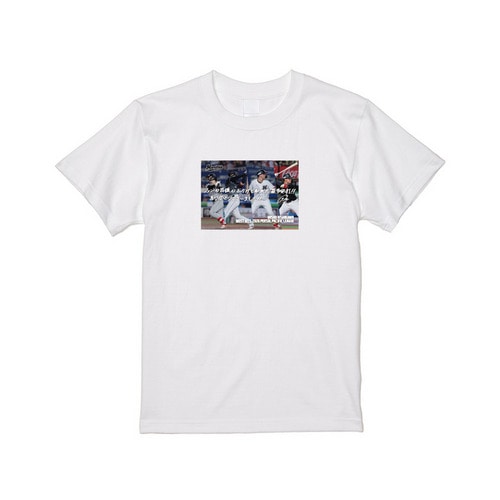 西川史礁選手 最多安打者賞受賞記念 Tシャツ(直筆メッセージ) 詳細画像 ホワイト 1