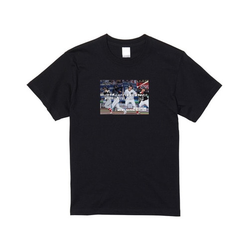 西川史礁選手 最多安打者賞受賞記念 Tシャツ(直筆メッセージ) 詳細画像 ブラック 1
