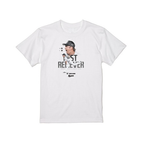 鈴木昭汰投手 最優秀中継ぎ投手賞受賞記念 Tシャツ 詳細画像 ホワイト 1
