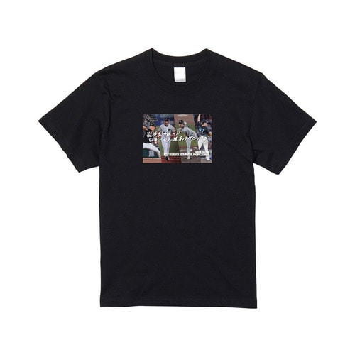 鈴木昭汰投手 最優秀中継ぎ投手賞受賞記念 Tシャツ(直筆メッセージ) 詳細画像 ブラック 1
