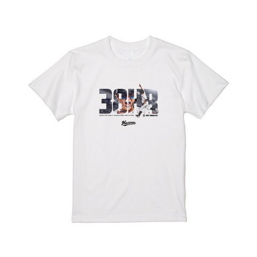 山口航輝選手 千葉移転後球団最多本塁打記念 Tシャツ 詳細画像 ホワイト 1