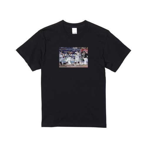 山口航輝選手 千葉移転後球団最多本塁打記念 Tシャツ(直筆メッセージ) 詳細画像 ブラック 1