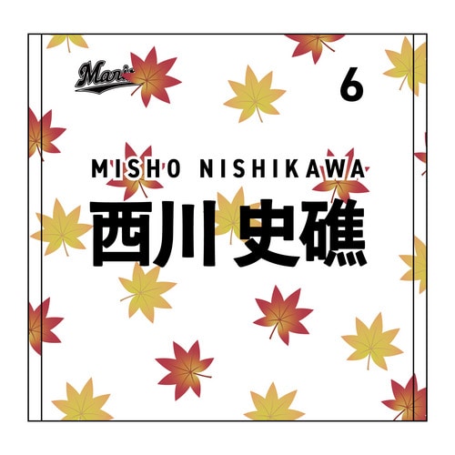 全選手展開 マンスリー総柄ハンドタオル(紅葉Ver.) 詳細画像 受注パターン 1