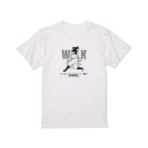 山口航輝選手 9、10月度「スカパー！サヨナラ賞」受賞記念 Tシャツ 詳細画像 ホワイト 1