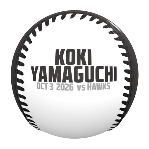 山口航輝選手 9、10月度「スカパー！サヨナラ賞」受賞記念 ピクチャーボール 詳細画像 1カラー 5