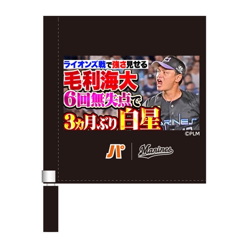 2026(8月) パ・リーグTV&times;マリーンズコラボ　サムネイルデザイン ミニフラッグ 詳細画像 1カラー 1